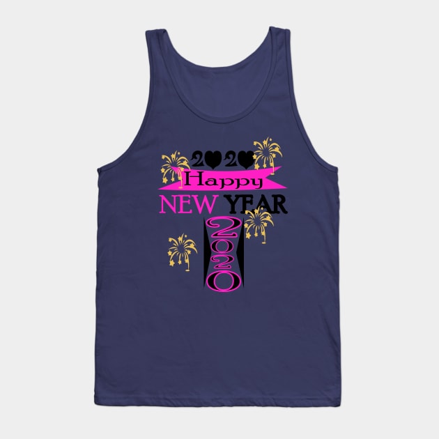 Happy New Year 2020 Tank Top by rashiddidou